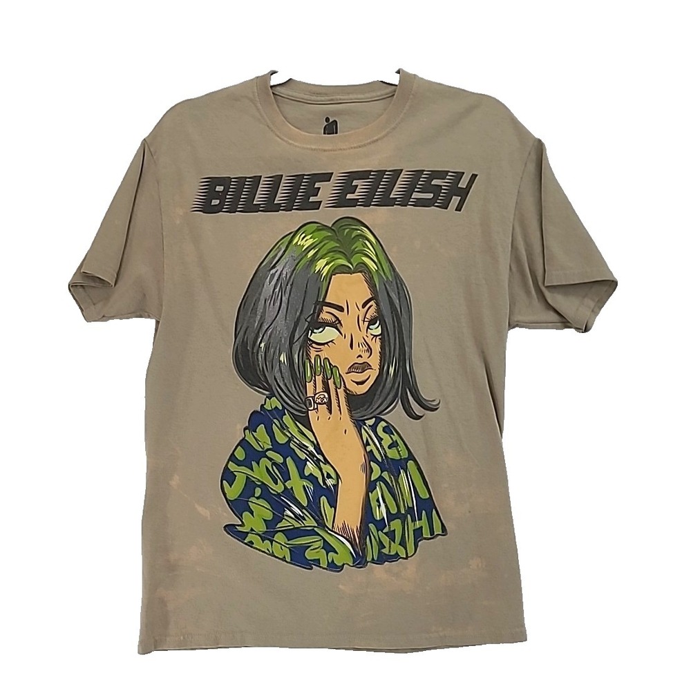 Billie Eilish Hot Topic Anime Characature Sz M Sun /‎ Bleach Faded